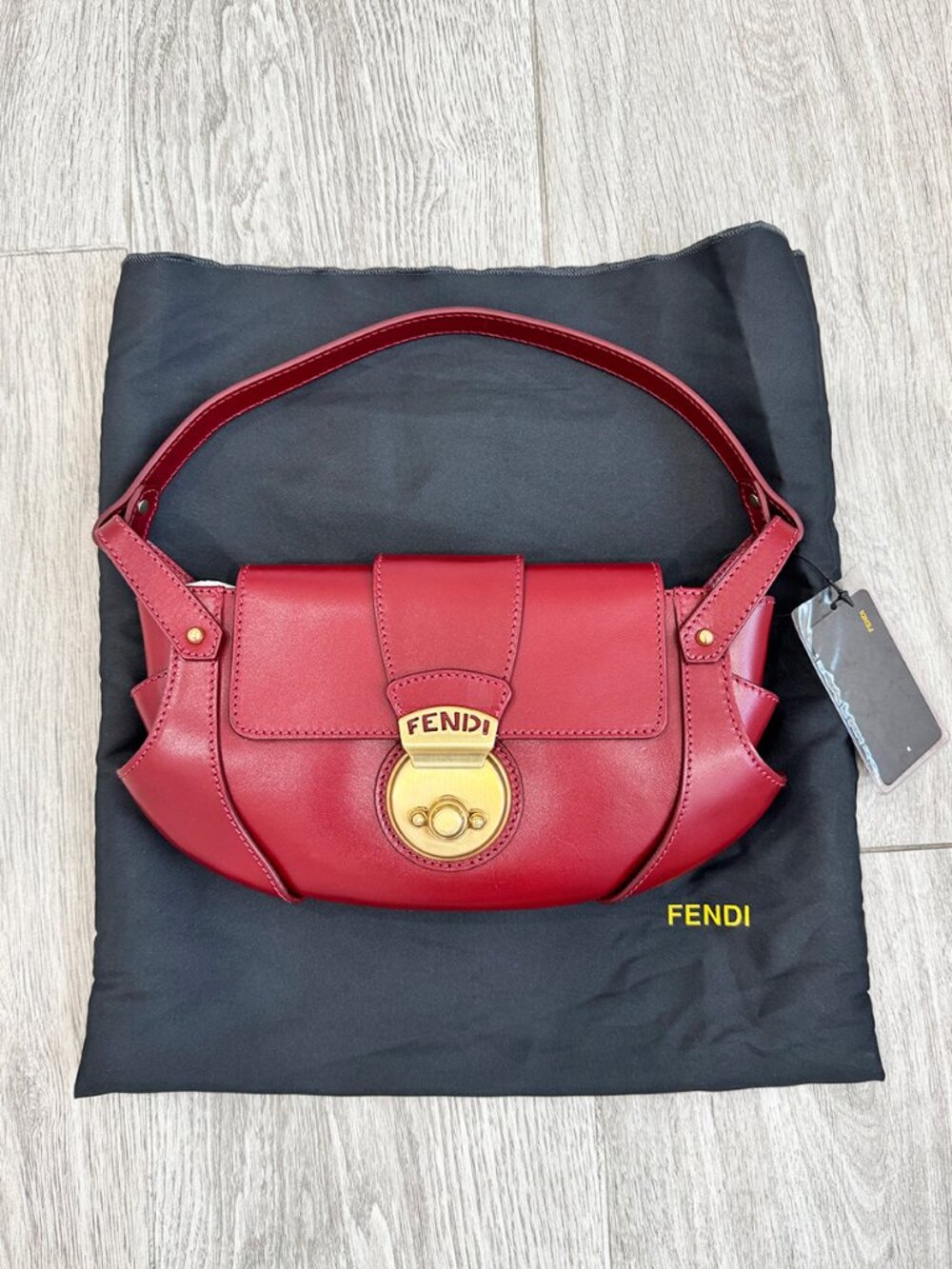 Fendi Compilation (TUC Bag) 8BR429 Rosso Scuro Leather – New With Tags